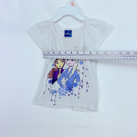 #0453 Disney Frozen II `Sister Love’ T-Shirt | Size: 2T - Picture 3 of 5